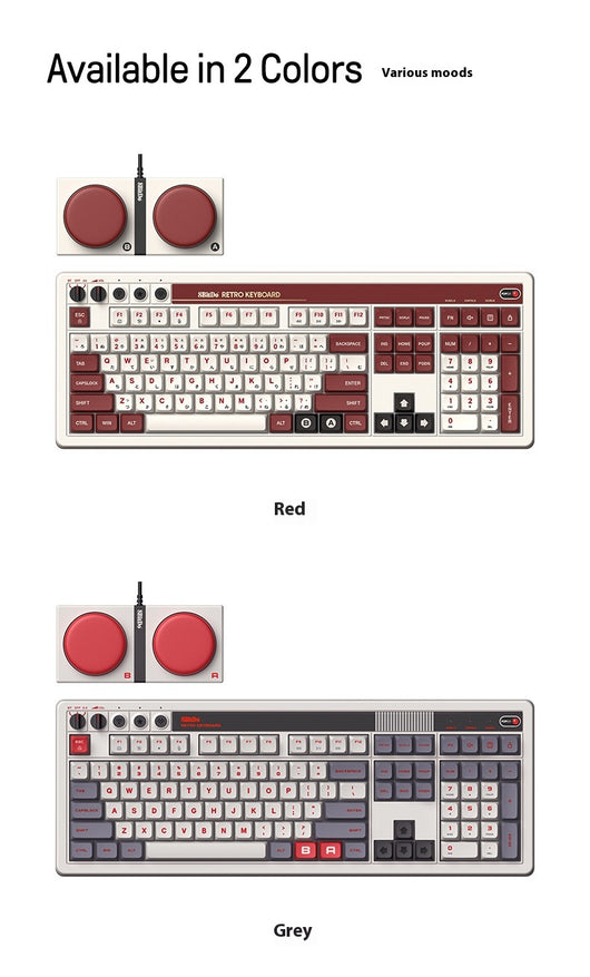 Teclado Mecánico Retro Gaming Universal - Image 12