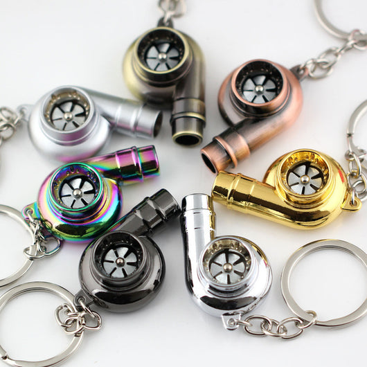 Silbato de Metal Turbo Supercharger - Llavero Profesional