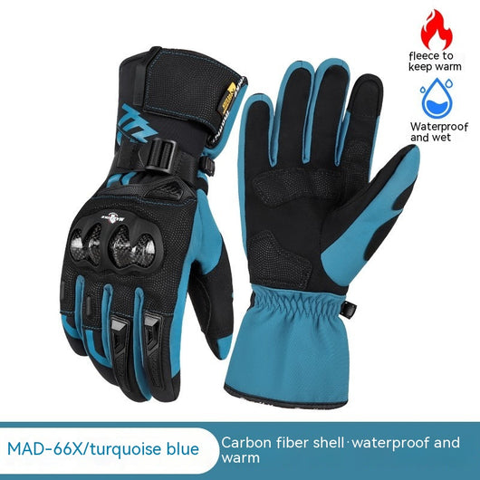 Guantes Térmicos para Moto con Fibra de Carbono y Protección Reforzada - Image 6