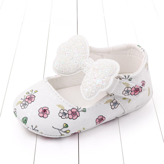Zapatos de Bebé Princesa con Lentejuelas y Moño - Image 12