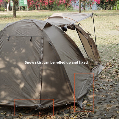 Carpa Túnel para Camping con Domo Extensible - Image 10