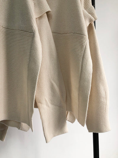 Suéter Tejido de Diseño Irregular - Image 9