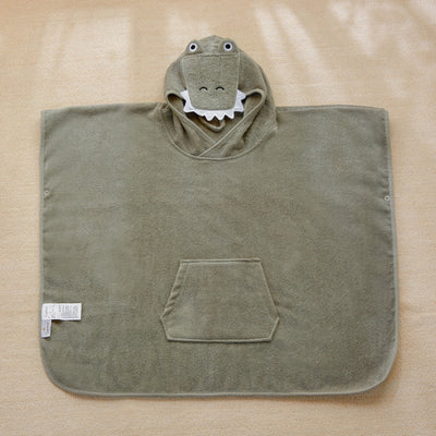 Bata Infantil con Capucha de Algodón Absorbente - Image 12