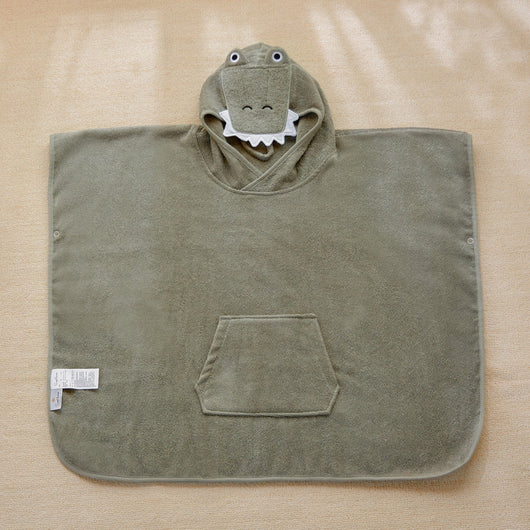 Bata Infantil con Capucha de Algodón Absorbente - Image 12