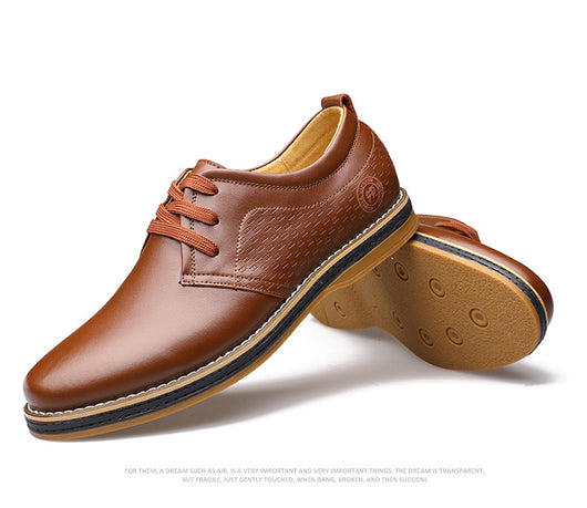 Zapatos de Cuero Artesanales para Hombre con Punta Redonda y Cordones - Image 11