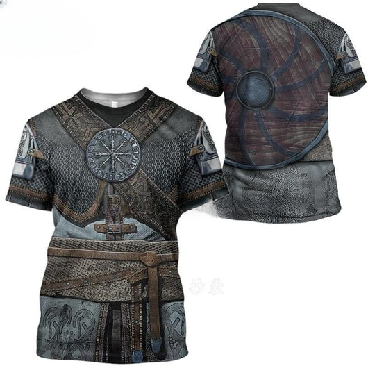 Playera Halloween 3D de Hombre con Diseño Tatuaje Digital - Image 14