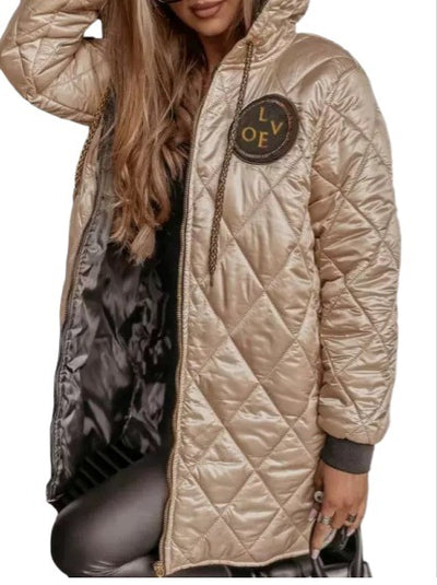Chaqueta de Algodón Oversize con Cierre de Cremallera - Image 11