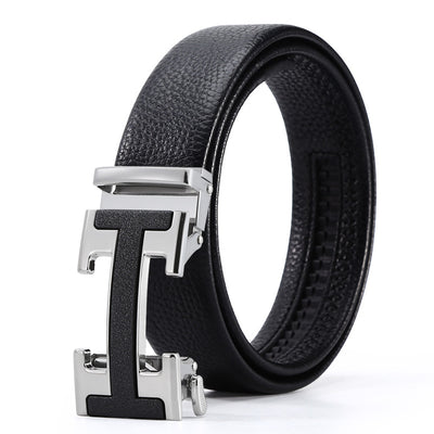 Cinturón de Cuero para Hombre con Hebilla Automática - Image 11