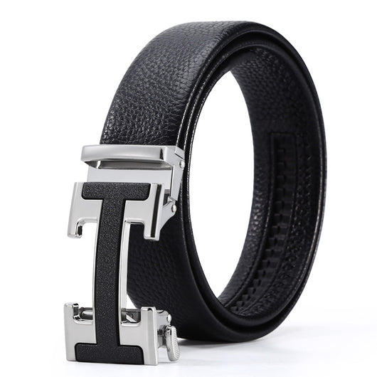 Cinturón de Cuero para Hombre con Hebilla Automática - Image 11