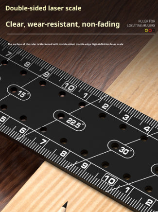 Escuadra de Aluminio Reforzado con Múltiples Ángulos para Carpintería Profesional - Image 13