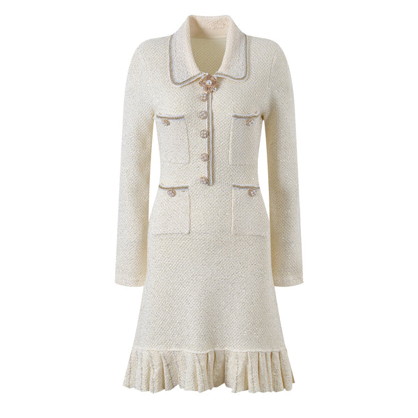 Falda Plisada Estilo Francés con Cintura Ajustada para Mujer - Image 3