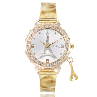 Reloj de Moda con Búho y Cristales Brillantes - Image 9