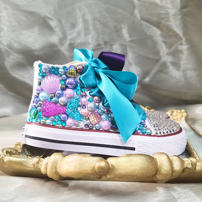 Zapatillas Altas Sirena para Niños - Deportivas Canvas Resistentes - Image 7