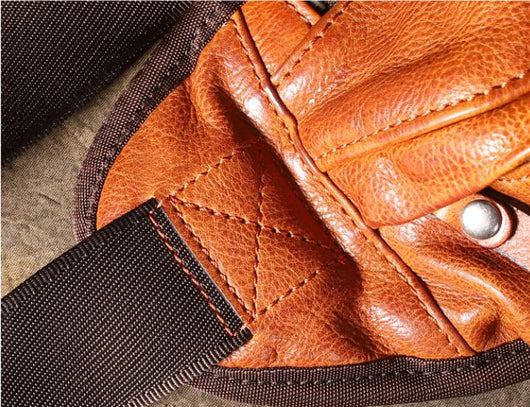 Bolsa de Cuero Retro de Una Bandolera para Hombre - Image 14