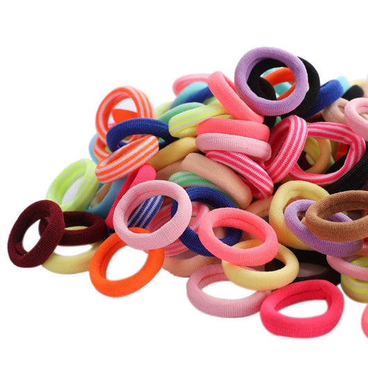 Set de 100 Bandas Elásticas Infantiles sin Tirones - Colores Pastel Suave - Image 5