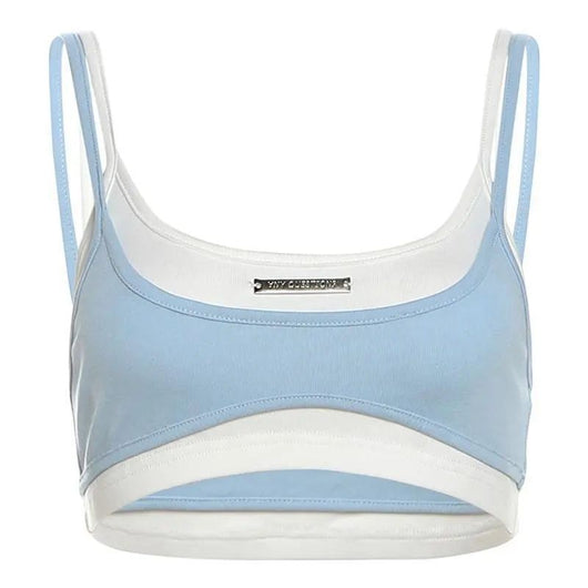 Blusa Ajustada de Tirante Único - Diseño Liso para Verano - Image 5