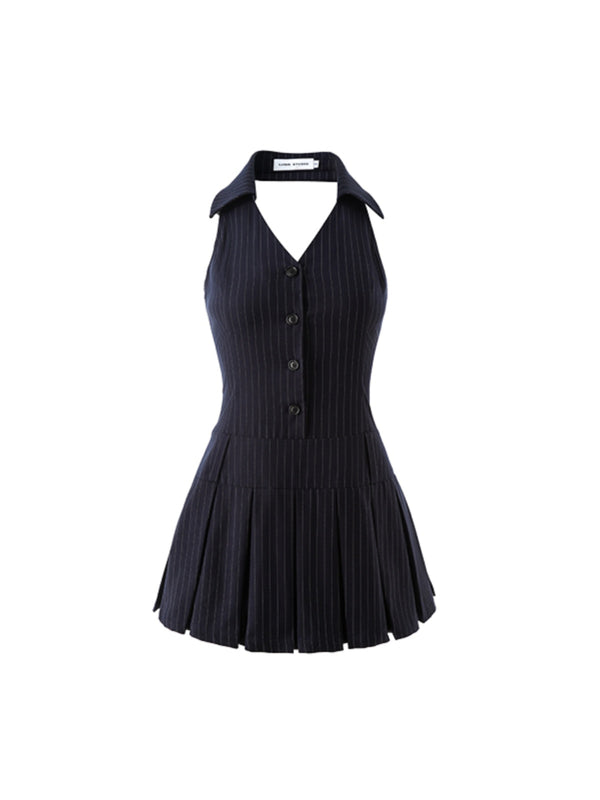 Vestido Kikyo Francés Hombro Descubierto Estilo Atrevido - Image 4
