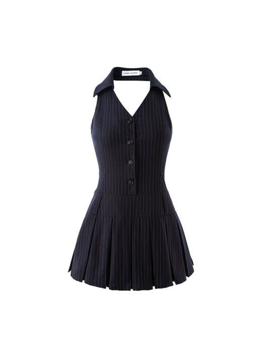 Vestido Kikyo Francés Hombro Descubierto Estilo Atrevido - Image 4