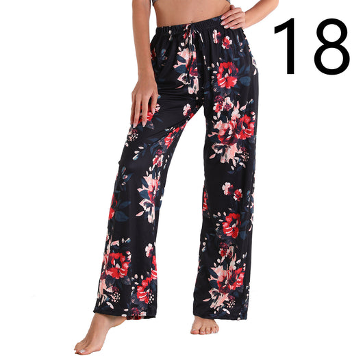 Pantalones Deportivos Casuales con Cintura Elástica y Bolsillos para Mujer - Image 28