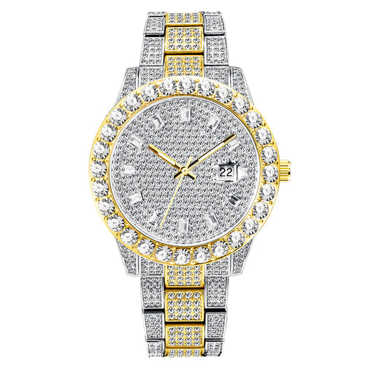 Reloj de Lujo con Diamantes y Esfera Grande - Image 10