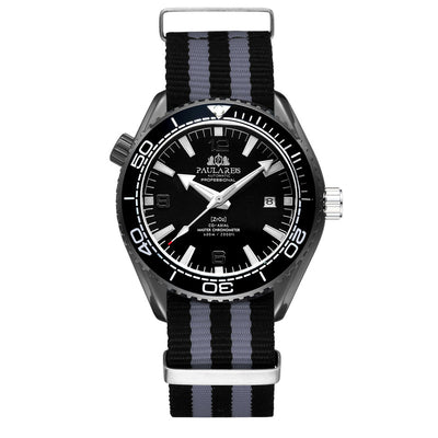 Reloj Mecánico Automático con Esfera Luminosa y Correa Canvas para Hombre - Image 17