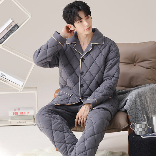 Pijama Acolchado de Tres Capas para Otoño e Invierno - Image 2