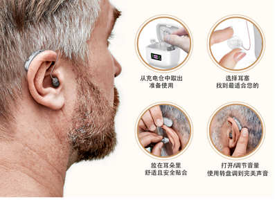 Audífono para Adultos Mayores con Carga USB y Reducción de Ruido - Image 11