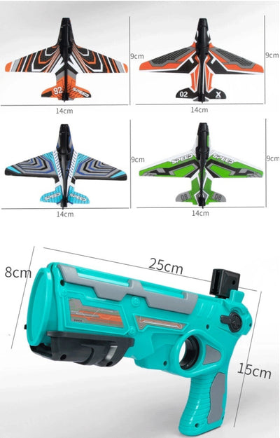 Lanzador de Planeadores Giratorios para Niños - Juguete Volador Manual - Image 10