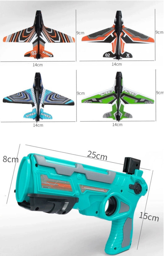 Lanzador de Planeadores Giratorios para Niños - Juguete Volador Manual - Image 10