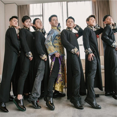 Traje Tang Hanfu Tradicional Chino para Hombre - Estilo Nupcial - Image 5