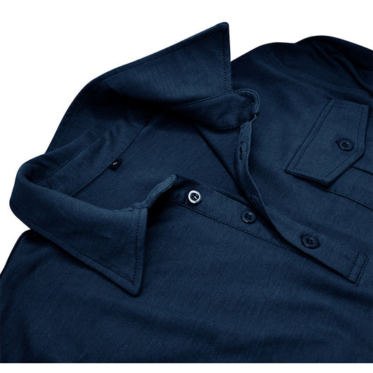 Camisa Clásica de Manga Larga Estilo Europeo para Hombre - Image 29