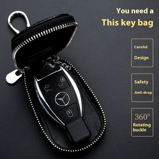 Funda de Cuero Genuino para Llaves de Auto - Unisex - Image 2