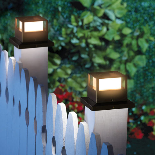 Lámpara Solar de Poste para Jardín y Patio