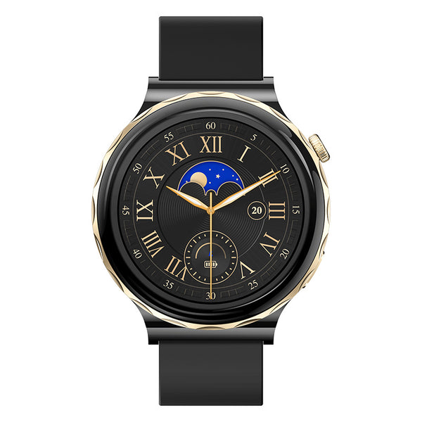 Reloj Inteligente HW52 Elegante con Esfera Redonda de Aleación de Zinc - Image 6
