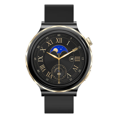 Reloj Inteligente HW52 Elegante con Esfera Redonda de Aleación de Zinc - Image 6