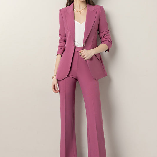 Traje Primavera Rojo Rosa para Mujer