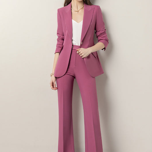 Traje Primavera Rojo Rosa para Mujer