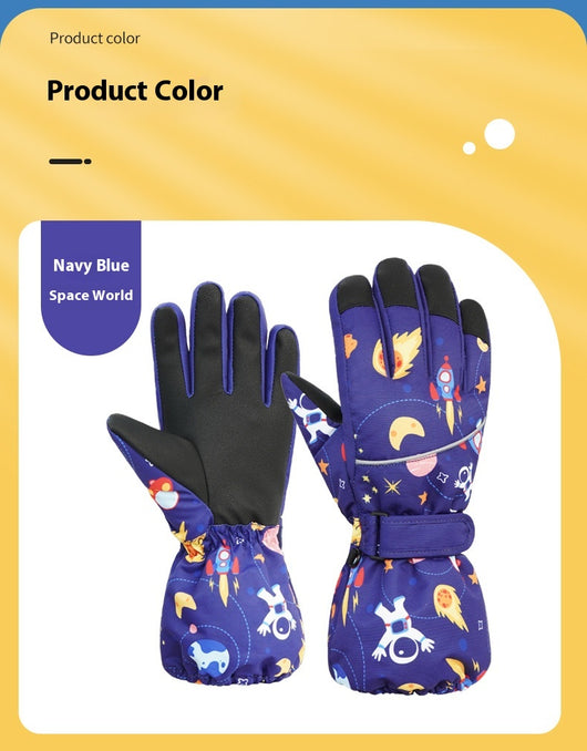 Chamarra Impermeable Acolchada de Terciopelo para Niños y Niñas - Image 19