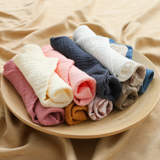 Set de Baberos de Gasa Suave para Bebé - Toallitas Absorbentes