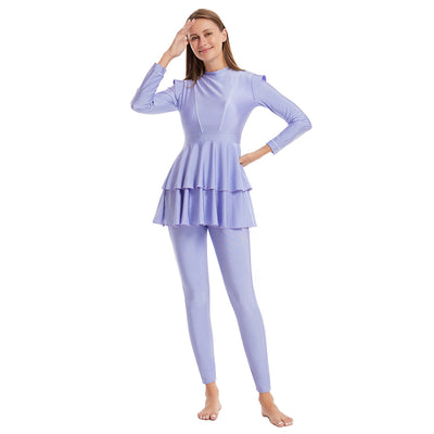 Traje de Baño Conservador Modesto para Playa y Piscina - Image 22