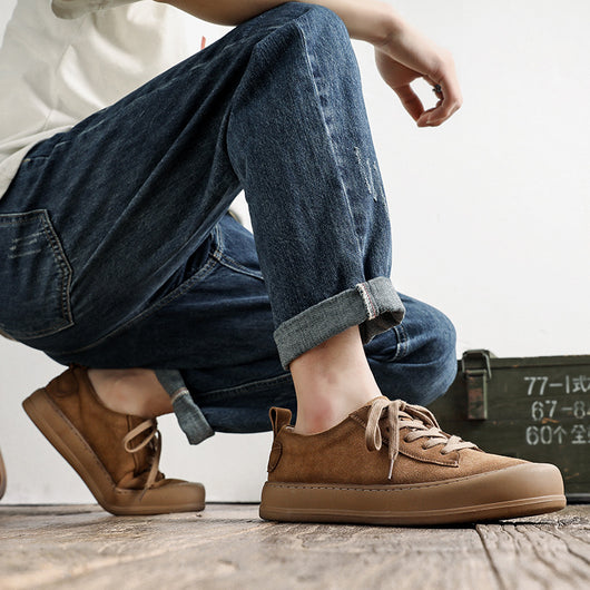 Zapatos de Cuero Casual Retro para Hombre - Image 3
