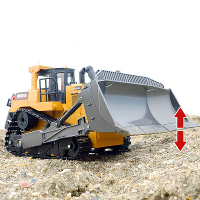 Excavadora Teledirigida 4x4 con Tracción Total - Vehículo de Ingeniería en Aleación para Niños