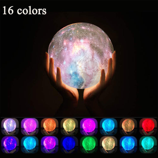 Lámpara Lunar 3D con Pintura de Luz - Regalo Creativo Nocturno - Image 10