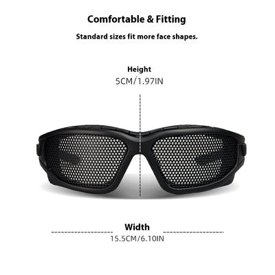 Gafas de Seguridad de Malla Metálica con Resistencia al Impacto - Image 8