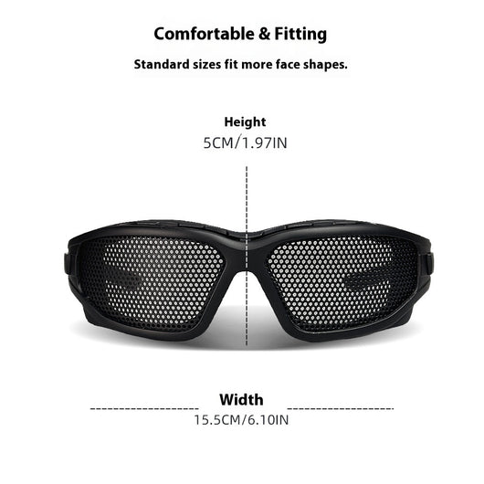 Gafas de Seguridad de Malla Metálica con Resistencia al Impacto - Image 8