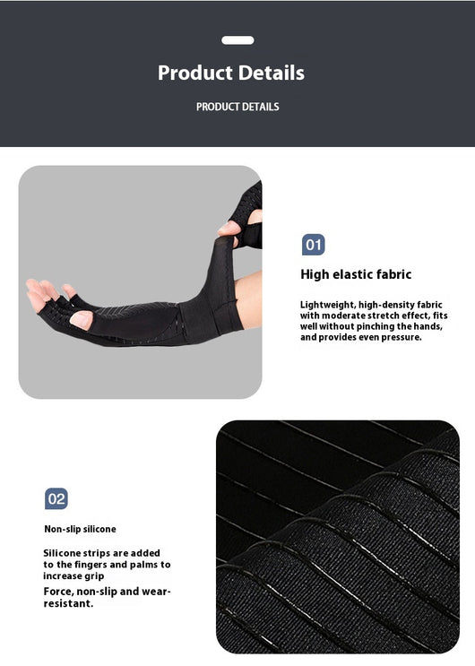 Guantes de Ciclismo con Fibra de Cobre - Soporte Articular y Agarre Antideslizante - Image 17