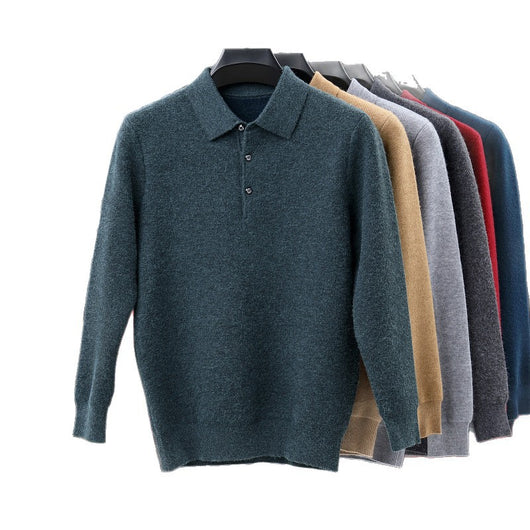 Polo Cuello Vuelto de Punto Manga Larga para Hombre - Image 7