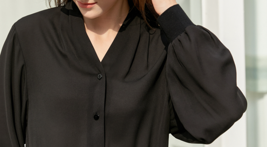 Blusa Elegante de Gasa con Mangas Farol - Image 11