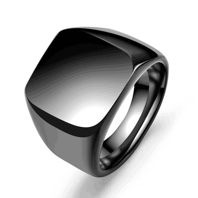 Anillo de Acero Inoxidable Liso Diseño Vintage - Image 11