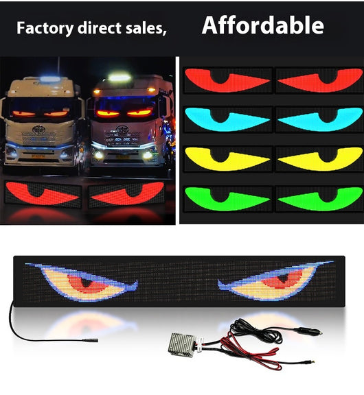 Pantalla LED Flexible para Parabrisas Dinámico con Adhesivos Luminosos - Image 10